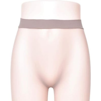 Grande Taille 0D Sensation Nue Velours Bas Invisibles Collants Femmes Sexy Ultra Fins Transparents Sans Couture Entrejambe Profond Open Crotch gray