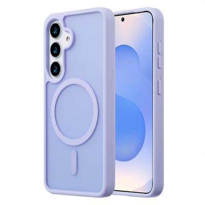 imoshion Hoesje - Geschikt voor Samsung Galaxy S25 - Color Guard Backcover met Magnetische Ring - Lila