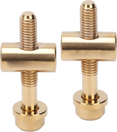 Zadelpen Schroeven - Fiets Onderdelen - Fiets Reparatie - Lichtgewicht Legering - M5x30mm - Goud