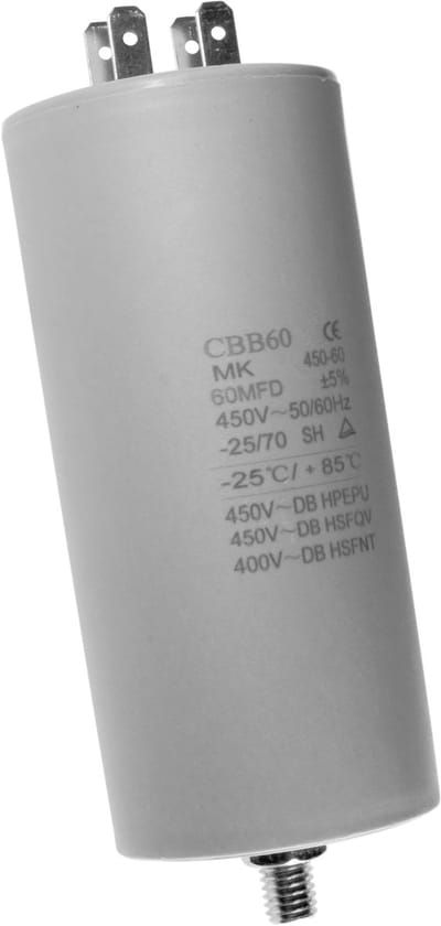 Dparts condensator 60 µF - universeel - 450V - universele aanloopcondensator - 60uf 450vac startcondensator