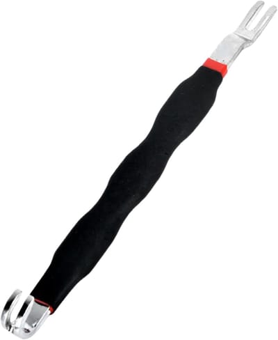Connector Tang - Aansluitklem Verwijderaar - Bedrading Reparatie - Dubbelzijdige Kop - 19 cm Lengte - Zwart Rood