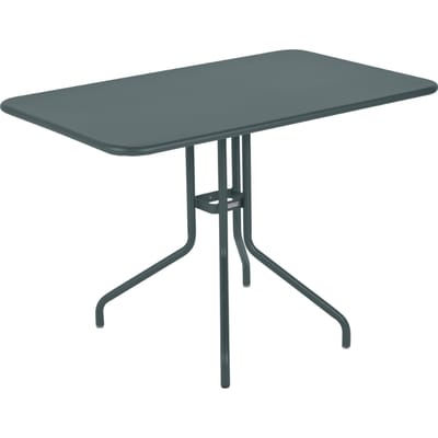 Fermob Pétale Tafel - 110 x 70 cm - 26 stormgrijs mat