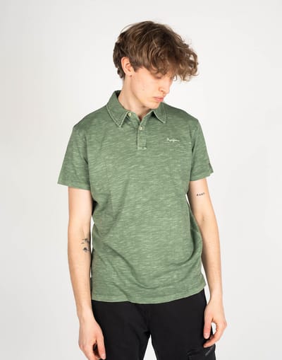 Pepe Jeans Poloshirt Barney Mannen groen