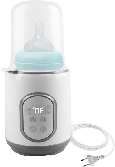 Multifunctionele Flesverwarmer voor Baby's met Intelligente Temperatuurcontrole en LCD Scherm, Ideaal voor Thuis en Op Reis, Geschikt voor Alle Flessen