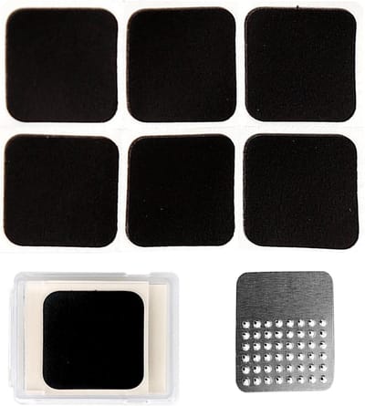 Fietsband reparatie - Bandenplakkers - Snelle banden reparatie - Zelfklevend sterk rubber - 6 stuks 2x2 cm - Meerkleurig