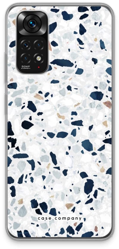 Case Company® - Hoesje geschikt voor Xiaomi Redmi Note 11 hoesje - Terrazzo N°1 - Soft Cover Telefoonhoesje - Bescherming aan alle Kanten en Schermrand