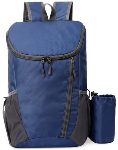 Opvouwbare Sporttas - Reisrugzak Opbergtas - Outdoor Reizen - Waterafstotend Lichtgewicht - 42 cm - Zwart