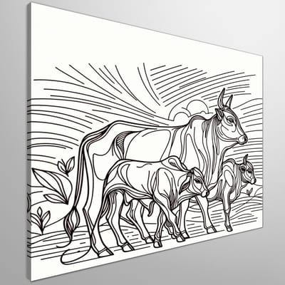 Kunstprint | Wanddecoratie | Canvas | 100 × 100 cm
