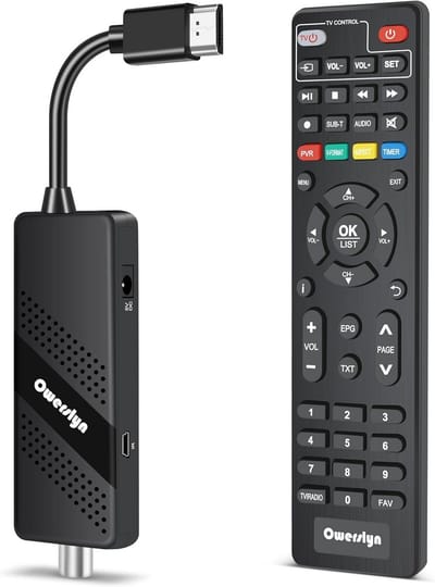 DVB-T2 Digitale Terrestrische Decoder H.265 HEVC 1080P met HDMI en AV-uitgang
