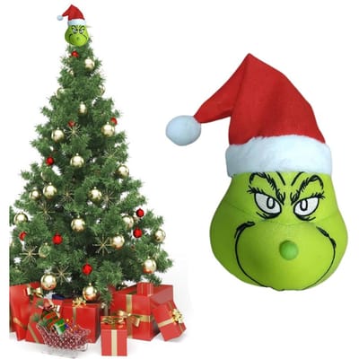 Groen Haar Monster Kerstboomversieringen Kerstboom Ornament Lieflijk Kerst Pluche Speelgoed red