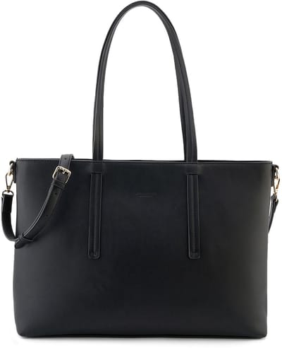 SEIDENFELT MANUFAKTUR shopper schoudertas Eiby Shopper Black zwart