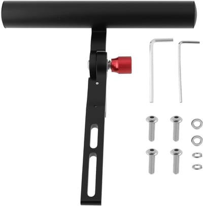Dailygoods- Fiets Stuur Extender - Aluminiumlegering - Fietsaccessoires - Mobiele Telefoon Houder - Snelheidsmeter Beugel - 15x14,5x2cm