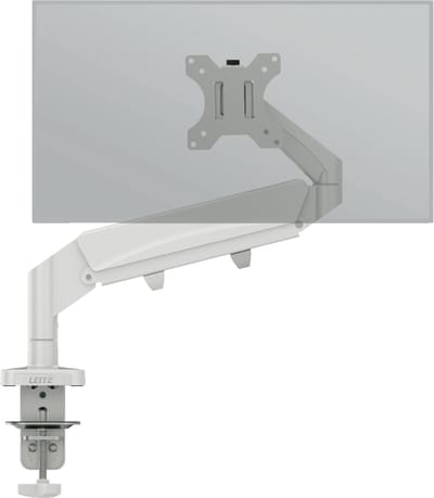 Leitz Ergo Ruimtebesparende Enkele Monitor arm - Tot 9kg - Monitor Beugel 17-32 inch - Grijs