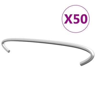 vidaXL - Gabionhaken - 50 - st - 15 - cm - gegalvaniseerd - staal