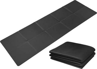 Opvouwbare Yogamat Antislip Fitnessmat voor Thuis en Reizen - 183 x 61 cm