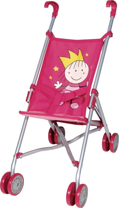Bayer Design - Poppenbuggy - Roze met prinses