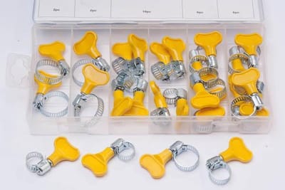 Westfalia Slangklemmen met vleugel Set 26-delig, roestvrij staal