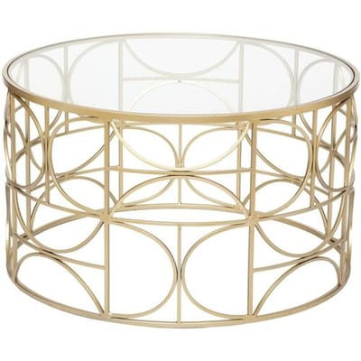 Atmosphera Artifice Salontafel - Goud, diameter 71 cm, hoogte 41 cm