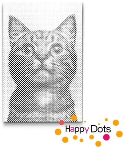 HappyDots DOT Painting Katten 13 20x30cm