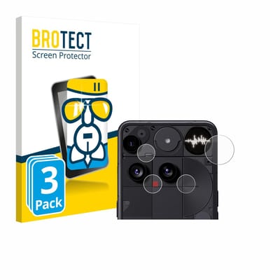 Screenprotector 3 Stuks voor Nothing Phone (3) (ALLEEN Camera Lens) Beschermglas transparant