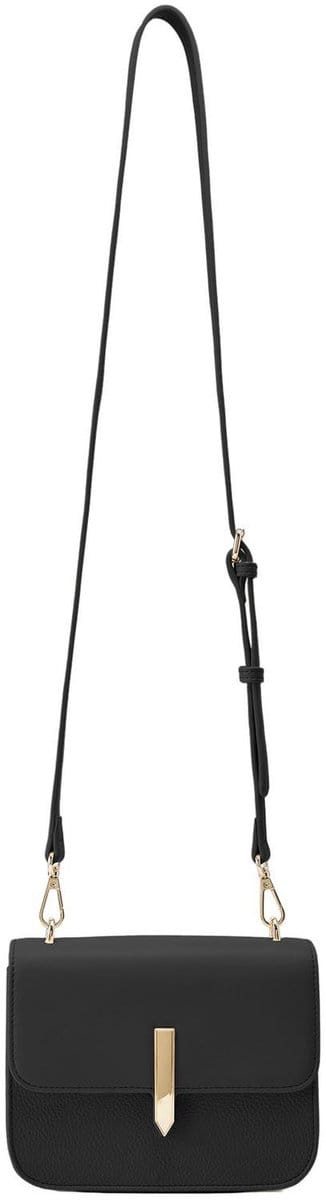 SEIDENFELT MANUFAKTUR Schoudertas Selje Crossbag Black Zwart