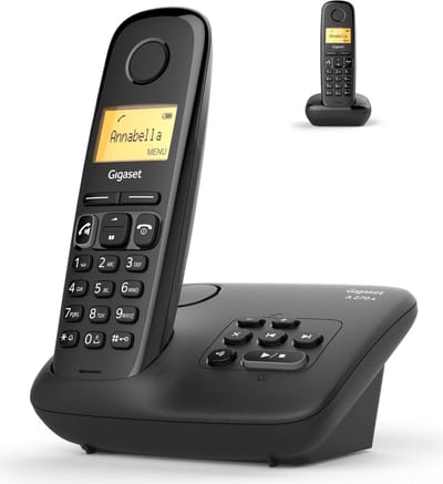 Vaste Telefoon Duo - Draadloos Antwoordapparaat - Thuis Bellen - Met Antwoordapparaat - 230 Volt