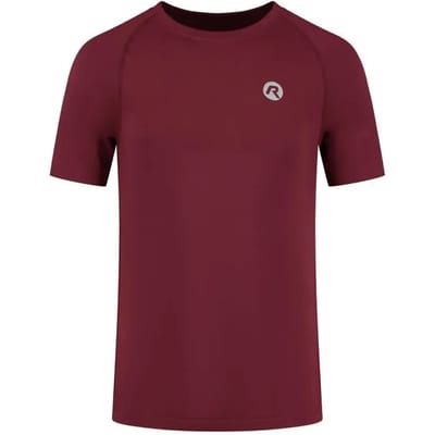 Rogelli Essential Heren Hardloopshirt - Korte Mouw - Bordeaux