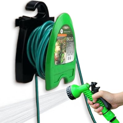Tuinslang Wandhouder - Slang Opbergsysteem - Slang Beheer - Anti-slip Technologie - 285 x 19 x 15 cm - Enkel kenmerk
