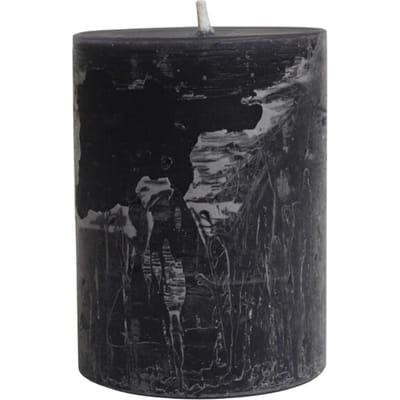 PTMD - Kaars Rustic Outdoor - Grijs - 15x15x20cm