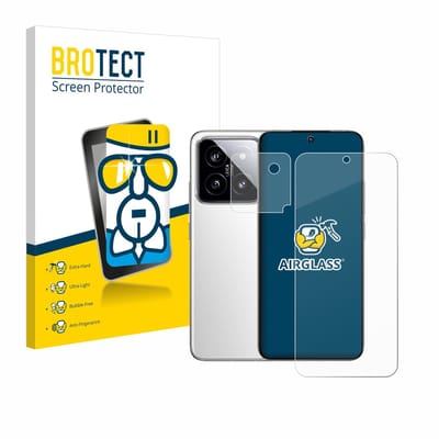 Screenprotector voor Xiaomi 14 (Voor+Camera) Beschermglas transparant
