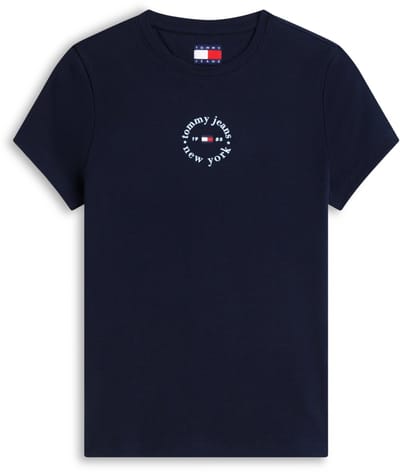 Tommy Hilfiger Blauwe Katoenen Dames T-shirt