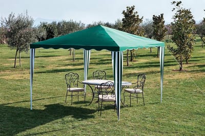 Tuinpaviljoen - Partytent Paviljoen - Buitenfeest Organiseren - Scheurbestendig Polyester - 3 x 3 meter - Groen
