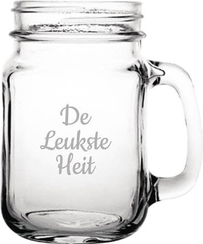 Gegraveerde Drinkglas 45cl De Leukste Heit