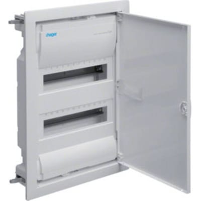 Hager VH24NC Distributiekast Holle wand Aantal groepen: 24 Aantal rijen: 2 Inhoud: 1 stuk(s)