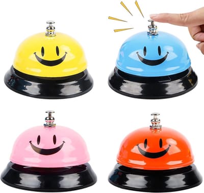 4 Stuks Drukbel voor Servicebalie, Tafel, Keuken en Huisdierentraining