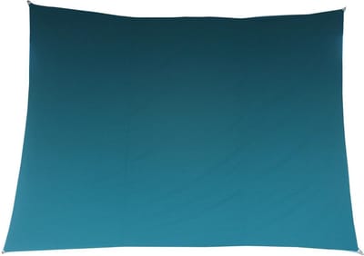 Premium kwaliteit schaduwdoek/zonnescherm Shae rechthoekig blauw - 3 x 4 meter - Terras/tuin zonwering