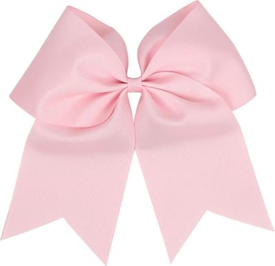 Mooie Grote Haar Strik Ribbon - Haarelastiek - Roze - Haarelastiek - Groot
