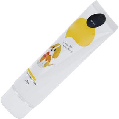 Huisdier Dier Haarverf Gel Semi-Permanent Tijdelijk Huisdier Kleuring Huisdier Accessoires(Zwart 80 ml)