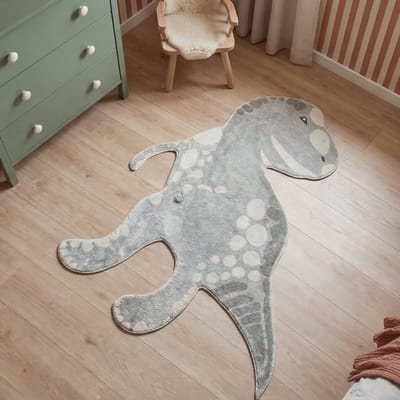 Little Olly Wasbaar kindervloerkleed - Wild Dino - 90x150cm