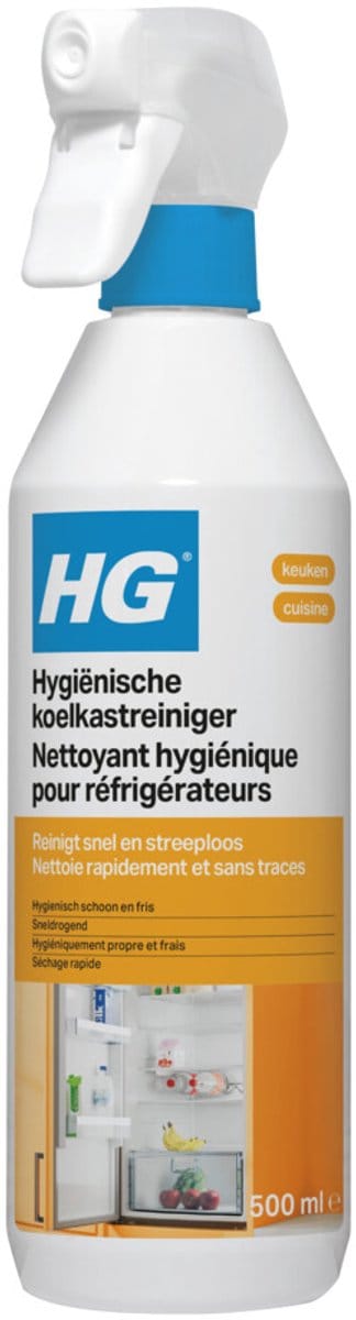 HG Hygienische Koelkast Reiniger - 6 x 500 ml - Voordeelverpakking