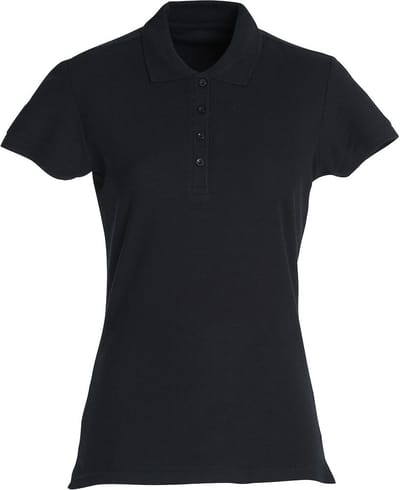 Clique Basic Polo Women 028231 - Zwart - XXL