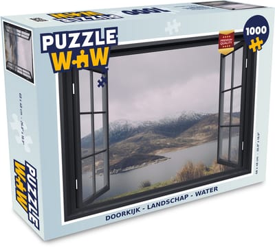 Puzzel Doorkijk - Landschap - Water - Legpuzzel - Puzzel 1000 stukjes volwassenen