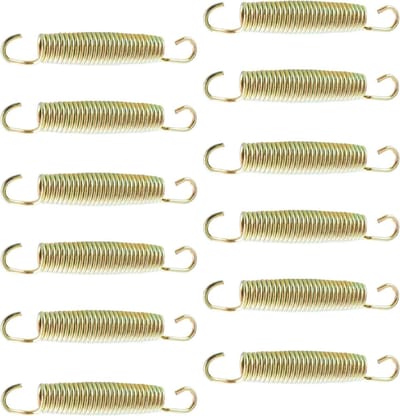 YELLOO Set of 12 Spare Springs for Trampoline Trampoline Jumping Mat Garden Jumping Mat (145mm)
