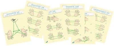 Speelgaren - Touwspel - Figuren Maken - Handmatig Bedienbaar - 10 x 8 x 2 cm - Meerdere kleuren