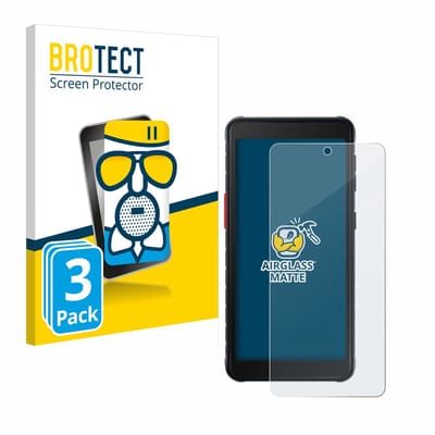 BROTECT - Screenprotector voor Samsung Galaxy XCover 5 - Folie Beschermfolie Beschermglas matte 3 Stuks