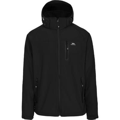 Trespass - Heren Accelerator II Waterbestendige Softshell Jas (Zwart)
