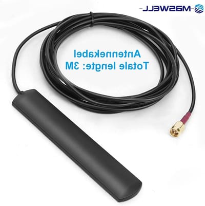 5G Antenne - Mobiele WiFi Antenne - Signaal Verbeteren - Waterdicht IP67 Ontwerp - 3 Meter Kabel - Zwart