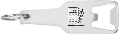 Akyol - beste boekhouder flesopener - Geld - cadeau boekhouder - beste boekhouder - leuk cadeau voor je boekhouder om te geven - verjaardag boekhouder - 105 x 25mm