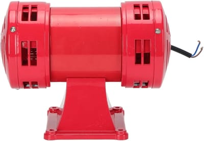 Motor Alarm Sirene - Luchtalarm Geluid - Veiligheid Vergroten - 135dB Continu Geluid - 24 x 21 x 18 cm