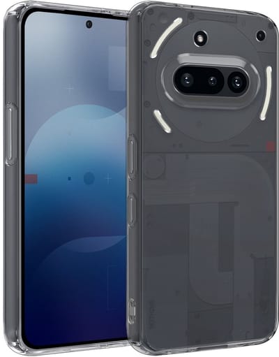 Hoesje - Geschikt voor Nothing Phone (3a) - Sterk & Shockproof - Siliconen Case - Hoes Cover - Telefoonhoes - Transparant